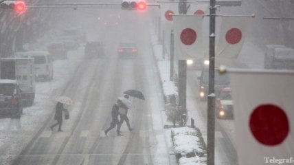 В Японии 3 человека погибли в результате сильных снегопадов