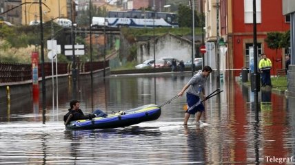 В Испании дожди вызвали сильные наводнения, двое погибших