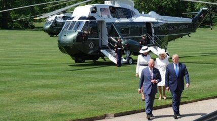 Елизавета II встретила Трампа в Букингемском дворце