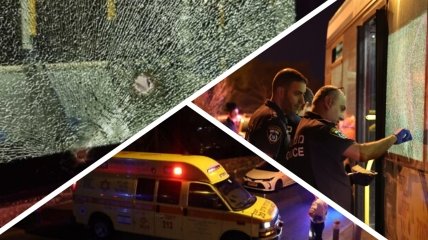 Вікна автобуса пішли характерними тріщинами