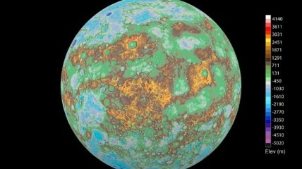 NASA представило физическую карту Меркурия (Видео)