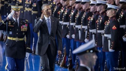 Обама произнес прощальную речь перед военными США