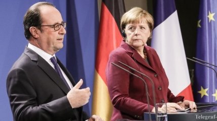 Олланд и Меркель выступили с совместным заявлением по Сирии 