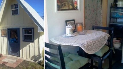 Бабушка превратила сарай в уютный дом площадью 7,5 кв. метров (Фото)
