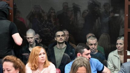 Українські захисники та захисниці в російському суді