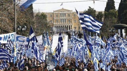 “Спорная” Македония: тысячи противников вышли на митинг в Афинах