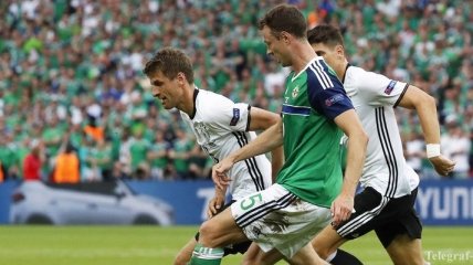 Результат матча Северная Ирландия - Германия 0:1 на Евро-2016