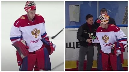 Российские хоккеисты демонстративно отказались от наград