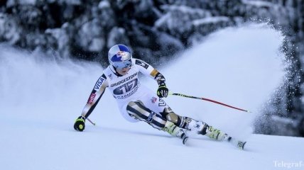 Линдси Вонн - победительница скоростного спуска в Германии