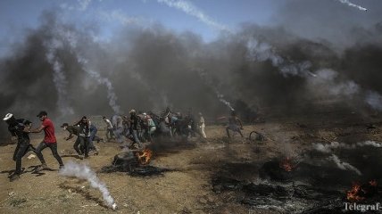Столкновения на границе Израиля с Сектором Газа, есть погибшие и раненые