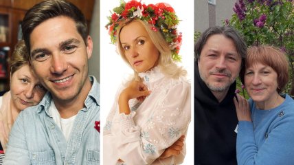 Володимир Остапчук з мамою, Ірина Фаріон, Сергій Притула з мамою