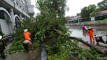 Тайфун в Китае принес ущерб в 14 млн долларов