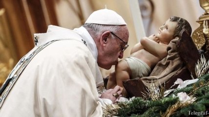 Папа Римский Франциск поздравил христиан восточного обряда с Рождеством