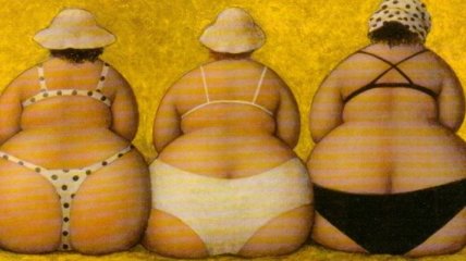 Размер не имеет значения: мир очаровательных толстушек на картинах (Фото)