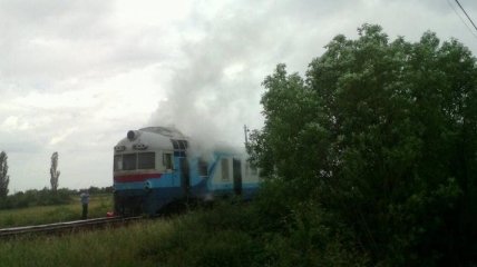 В Закарпатской области горел дизель-поезд с пассажирами