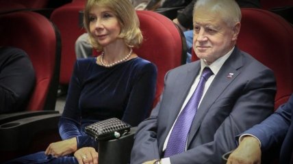 Російський політик Сергій Миронов та його дружина Інна Варламова