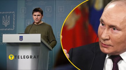 Михаил Подоляк и Владимир Путин