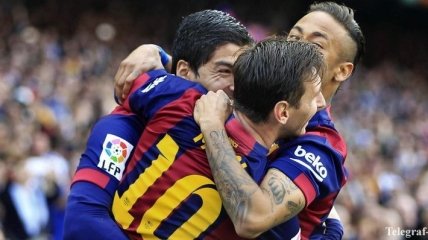 Суарес и Месси принесли победу "Барселоне" над "Валенсией" (Фото)