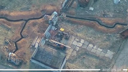 "Азов" опубликовал видео уничтожения пехоты боевиков (Видео)
