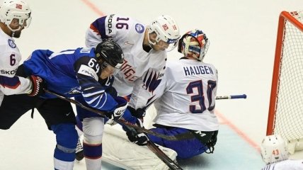 Хоккей. Финляндия разгромила Норвегию со счетом 7:0