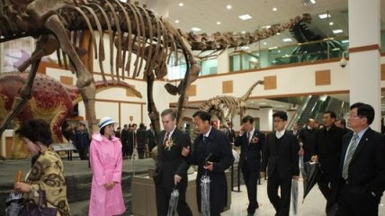 В Японии открылась выставка динозавров 