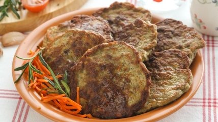 Оладьи из куриной печени