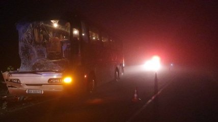 Автобус международного сообщения попал в ДТП на Ривненщине