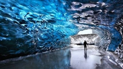 Творение природы: ледяные пещеры, которые стали национальным парком Европы (Фото)