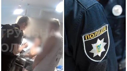 "Средство передачи мыслей": в Киеве мужчина предлагал полицейским употребить наркотики (видео)