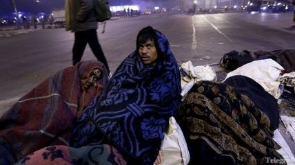 В Индии из-за аномальных морозов замерзли 130 человек