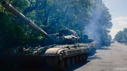 Стець: В Луганской области находятся 20 танков из России