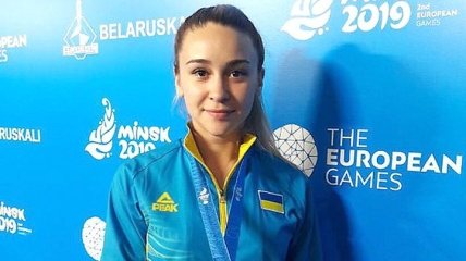 Терлюга завоевала серебро по каратэ на Европейских играх