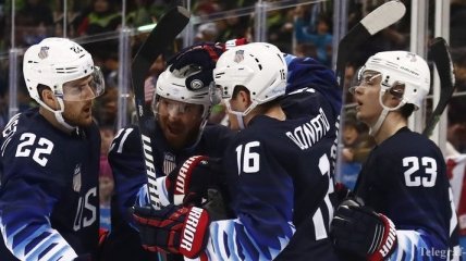Чемпионат мира по хоккею: сборная США обыграла сборную Латвии