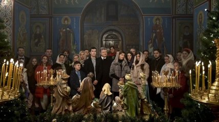 Рождественское поздравление Президента Украины Порошенко
