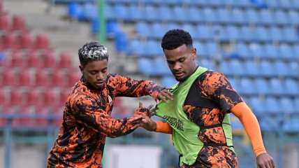 "Шахтер" на тренировке