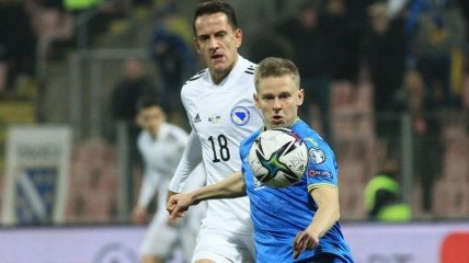 Зинченко забил первый мяч украинцев в Зенице