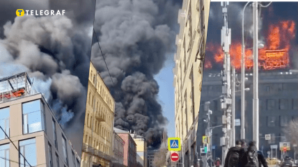 Пожар в Москве