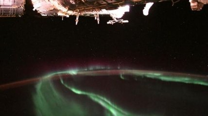 Астронавт показал полярное сияние из космоса