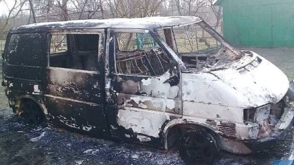 На Волыни сожгли автомобиль священника ПЦУ