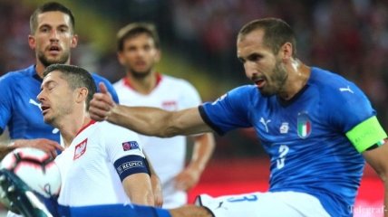 Италия вырвала победу над Польшей в Лиге наций