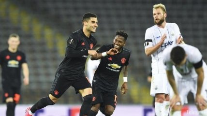 Манчестер Юнайтед на оставил шансов ЛАСКу в Лиге Европы (Видео)