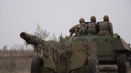 Украинские военные начали тактические учения (Фото)