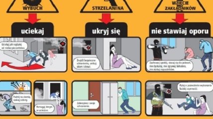 В Варшаве в общественном транспорте появились инструкции на случай терактов