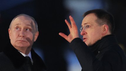 Владимир Путин и Владимир Мединский