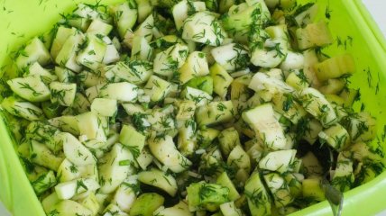 Рецепт маринованих кабачків