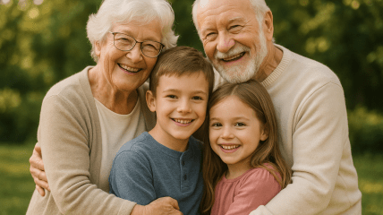 Поздравления с Днем бабушек и дедушек в стихах и картинках