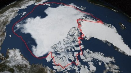 Таяние льдов в Арктике достигло рекордно высокого уровня в июне