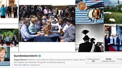 На странице Меркель в Instagram будут удалять комментарии кириллицей