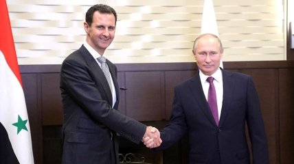Башар Асад та володимир путін