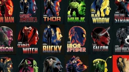 Появились красочные плакаты всех Мстителей из "Войны бесконечности"
